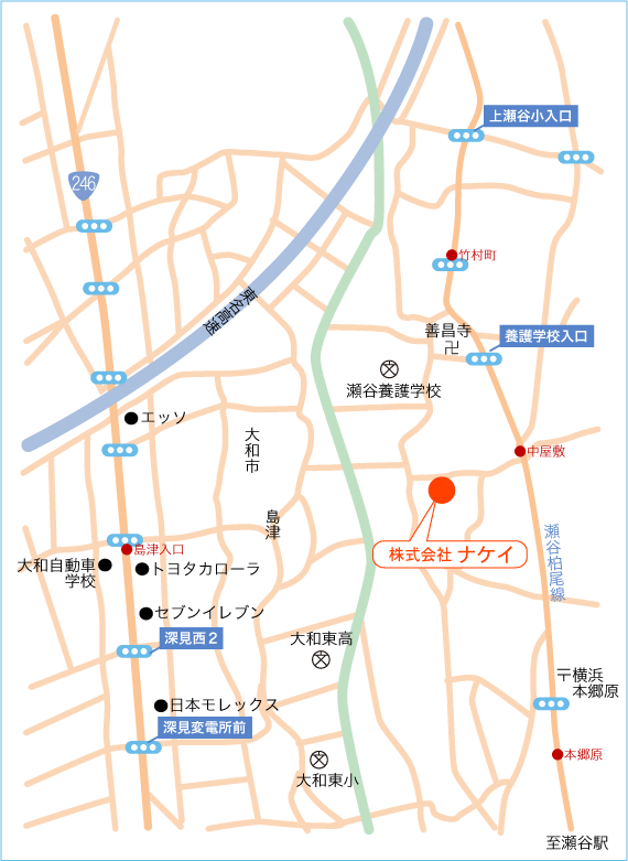 ������Ѓi�P�C�ւ̃A�N�Z�X�}�b�v